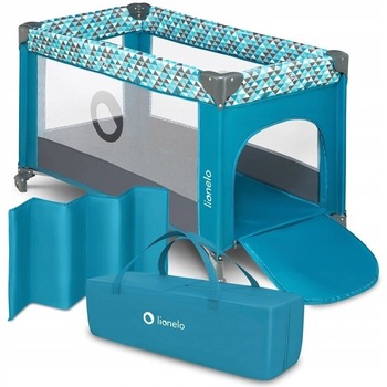 Patut pliant Lionelo Stefi, 120x60 cm, Green Turquoise Patut pliant Lionelo Stefi, 120x60 cm, Green Turquoise