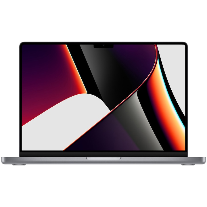 Apple MacBook Pro 14 (2021) laptop Apple M1 Pro processzorral, 8 magos CPU és 14 magos GPU, 16GB, 512GB SSD, Nemzetközi kiosztású billentyűzet, Asztroszürke, Int KB