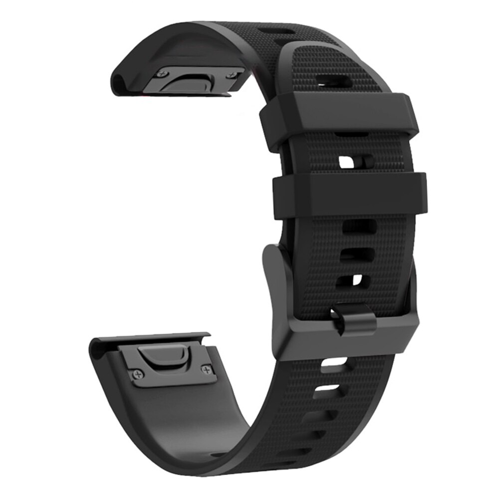Bratara ceas Smartwatch Garmin, 26 mm, din silicon, negru