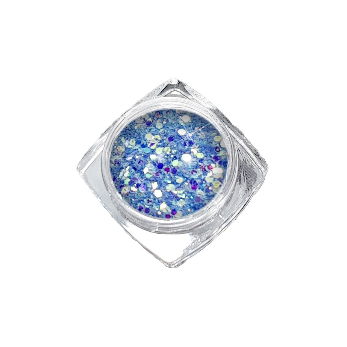 Paiete, MoonbasaNails, 3g, FP029, Albastru