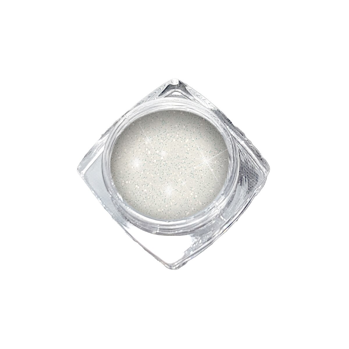 Pulbere de sclipici, MoonbasaNails, 3g, CG102, Alb