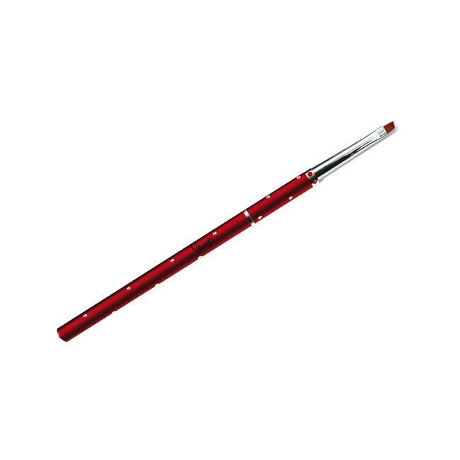 Perie unghii, Vamp, Oblic, 002, Rosu