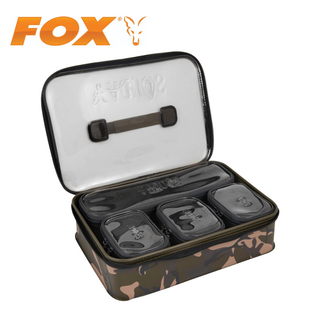 Geanta de pescuit, kaki, FOX Aquos Camo Accessory System Bag