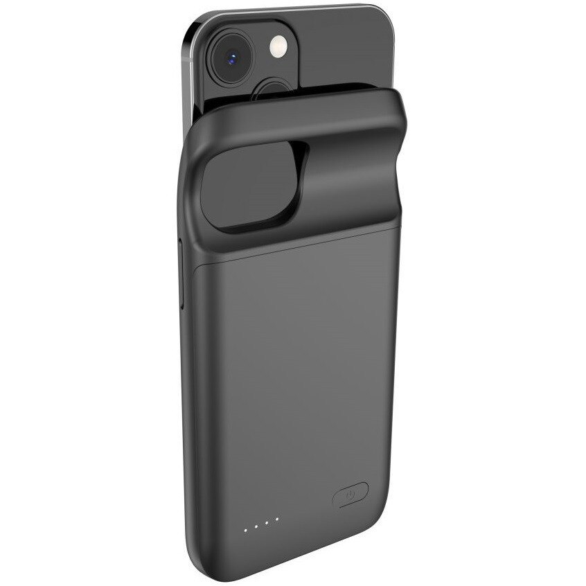 Husa Tech-Protect Powercase 4700 mAh pentru Apple iPhone 12 Mini/13 Mini Negru