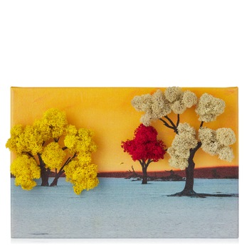 Tablou Licheni, Canvas 30 x 20 cm , Multicolor Tablou Licheni, Canvas 30 x 20 cm , Multicolor