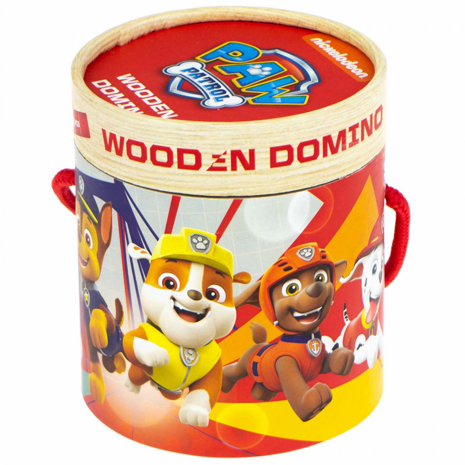 Set domino lemn, Paw Patrol, 28 piese Multicolor