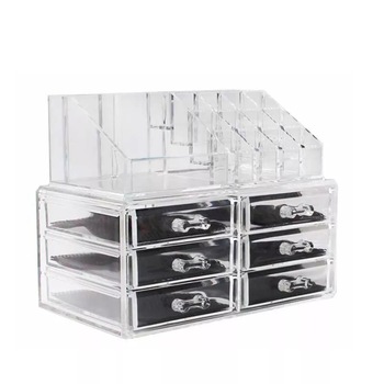 Organizator pentru cosmetice 23.5cm x 13.5cm x 18.5 cm, Selling Depot ,transparent Organizator pentru cosmetice 23.5cm x 13.5cm x 18.5 cm, Selling Depot ,transparent