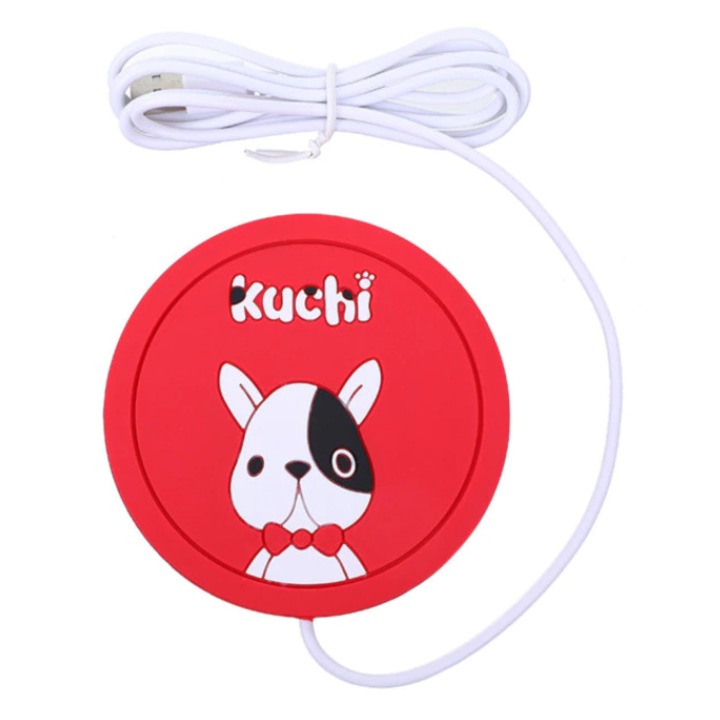 CRM USB eszköz italok melegítésére, Kuchi, piros