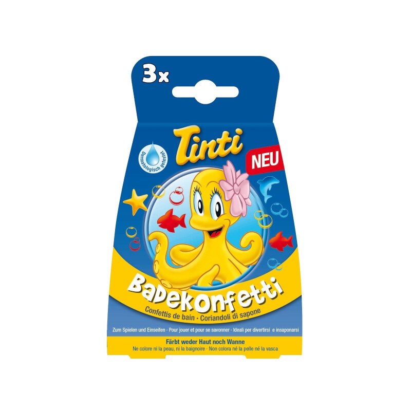 Set 3 pachete confetti de apa, Tinti, Sapun, Multicolor