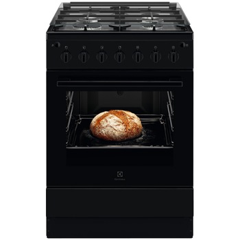 Aragaz Electrolux LKG604000K, 4 arzatoare, Gaz, Aprindere electrica, Autocuratare catalitica, Grill, 60 cm, Negru Aragaz Electrolux LKG604000K, 4 arzatoare, Gaz, Aprindere electrica, Autocuratare catalitica, Grill, 60 cm, Negru