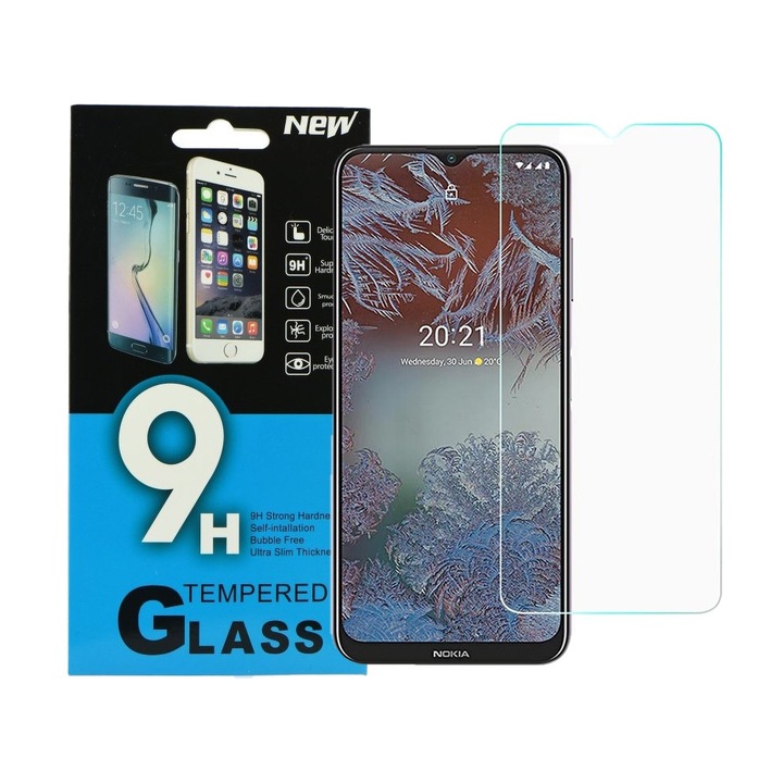 Nokia G10 / G20 / G11 Plus / C21 Plus kompatibilis üvegfólia, előlapi, edzett