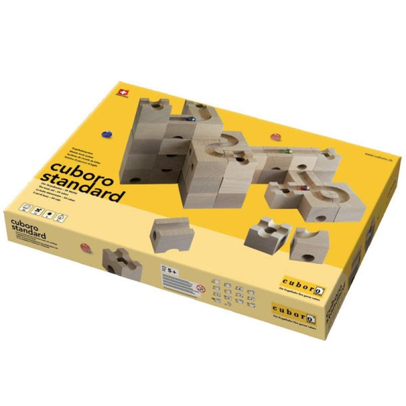 Cuburi Know Set cuburi Cuboro Swiss, Cuboro Standard, Lemn, 59 piese - eMAG.ro