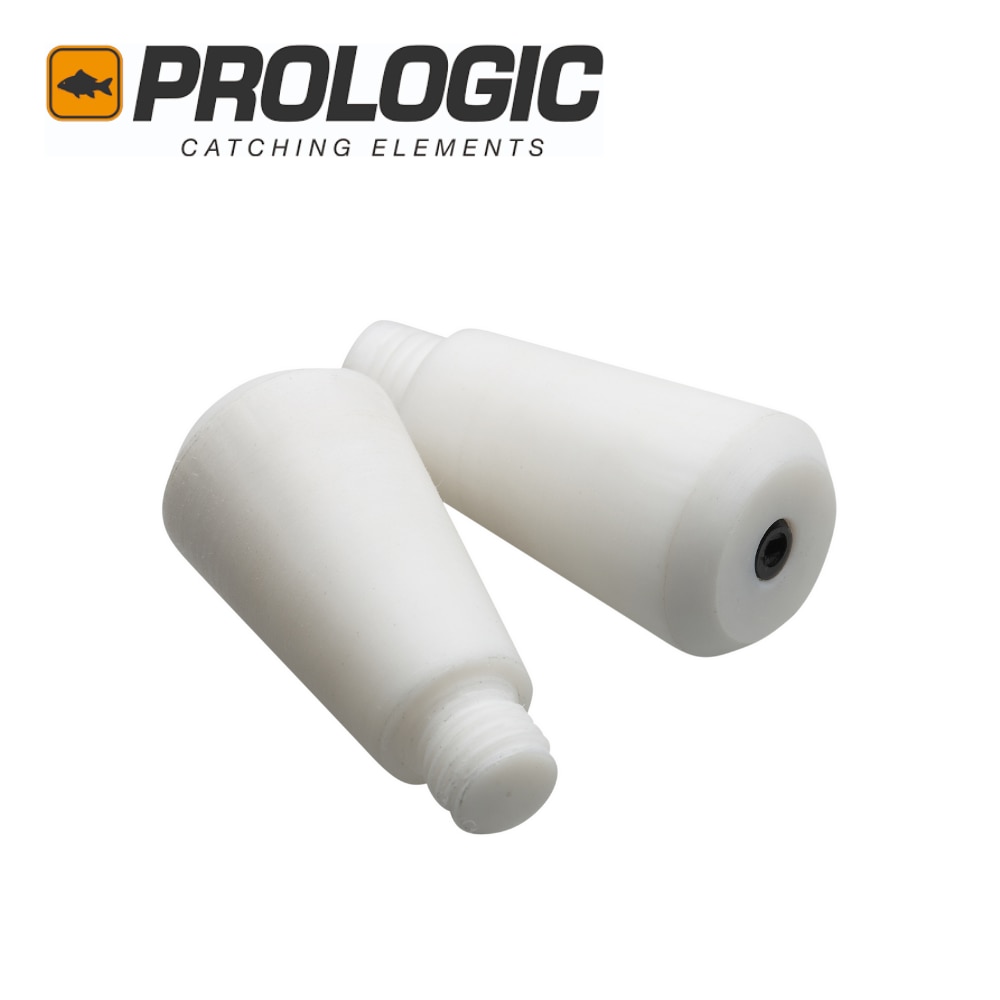 Accesorii pescuit, set 2 capetele PTFE de culoare alba stralucitoare pentru stick-uri