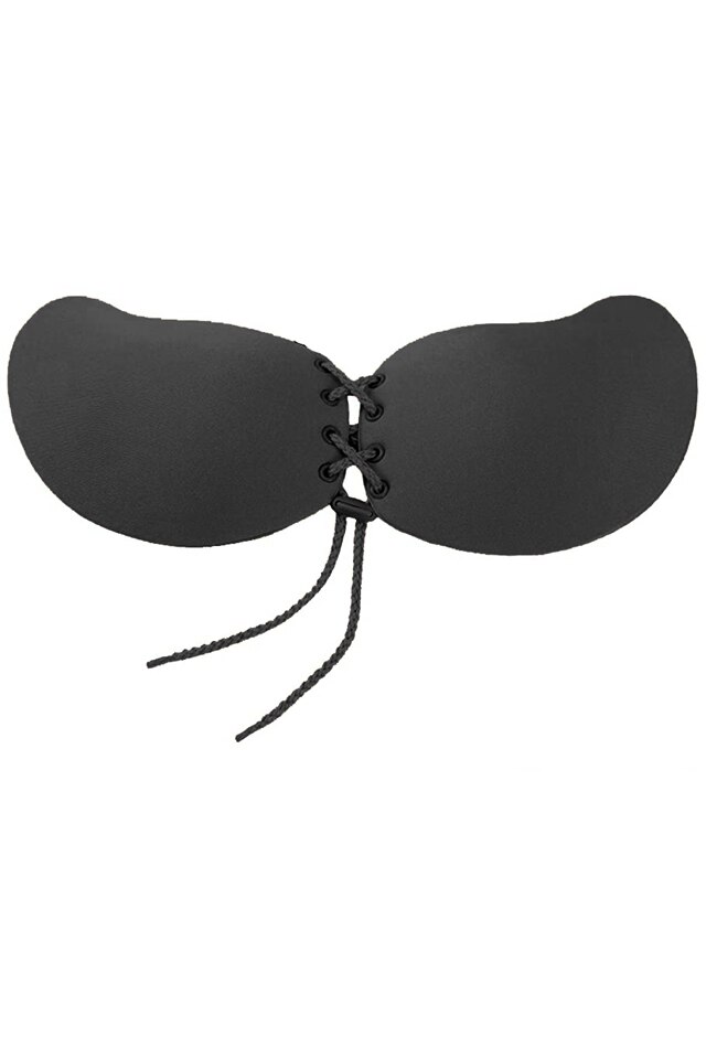 Sutien autoadeziv cu snur dama negru, cupa B