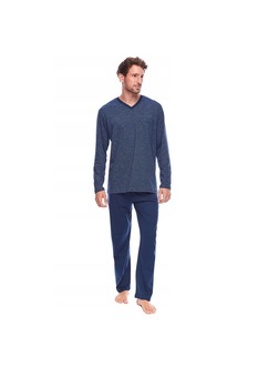 Pijama barbati Rossli, Bumbac, Bleumarin, M Pijama barbati Rossli, Bumbac, Bleumarin, M