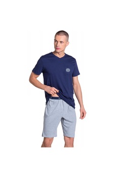 Pijama barbati Henderson, Bumbac, Bleumarin/Gri, Bleumarin/Gri Pijama barbati Henderson, Bumbac, Bleumarin/Gri, Bleumarin/Gri
