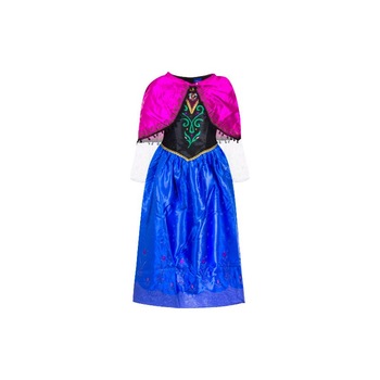 Rochie poliester, Frozen, Anna, albastra 122 - 128 cm Rochie poliester, Frozen, Anna, albastra 122 - 128 cm