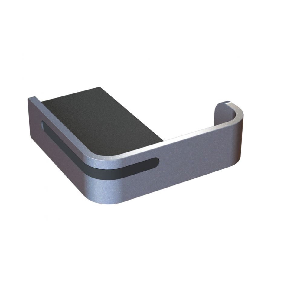 Cuier baie , Pellet, gri mat 90,5x25x80,5 mm