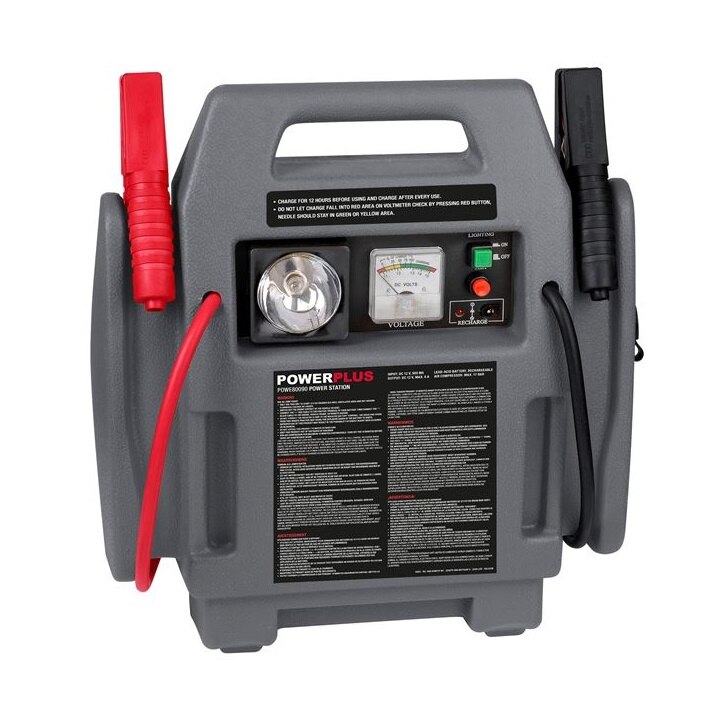 Robot, statie pornire si alimentator 12V cu compresor Powerplus POWE80090, 400A