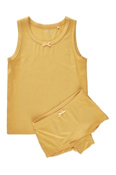 Minymo, Set de top si chiloti, Galben inchis, 122 CM Minymo, Set de top si chiloti, Galben inchis, 122 CM