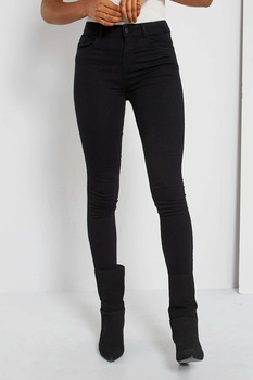 KIABI, Blugi crop skinny, Negru KIABI, Blugi crop skinny, Negru