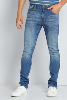 KIABI, Blugi slim fit, Albastru KIABI, Blugi slim fit, Albastru