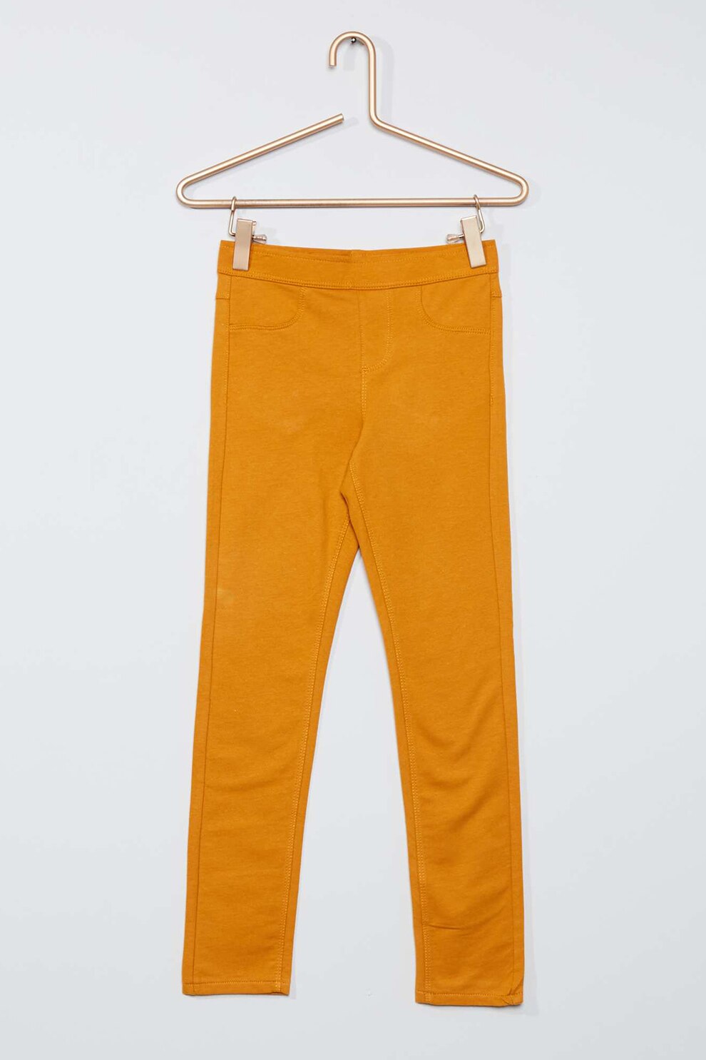 KIABI, Colanti de jerseu cu buzunare pe spate, Ocru