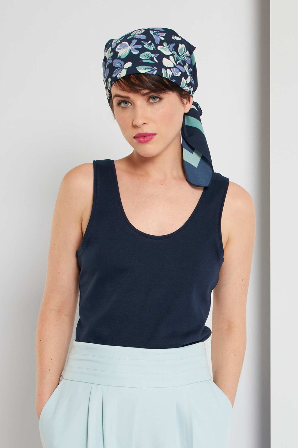 KIABI, Top de jerseu, Bleumarin