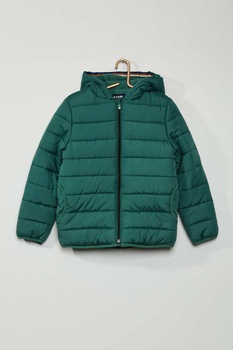 KIABI, Geaca usoara cu vatelina, Verde, 138-143 CM KIABI, Geaca usoara cu vatelina, Verde, 138-143 CM