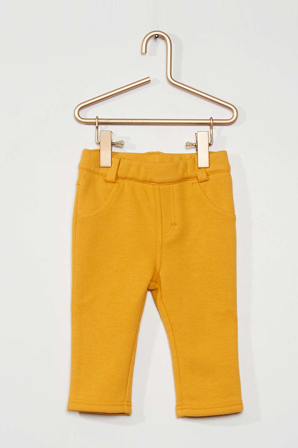 KIABI, Pantaloni sport cu buzunare pe partea din spate, Galben