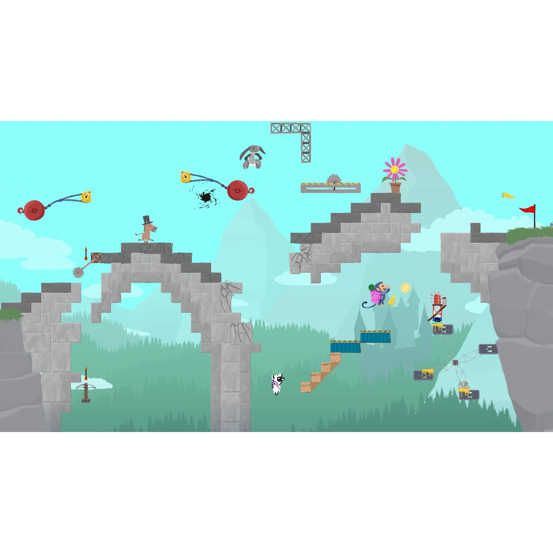 ULTIMATE CHICKEN HORSE Switch スイッチ Ultimate Chicken Horse (A-Neigh-Versary Edition) - Nintendo