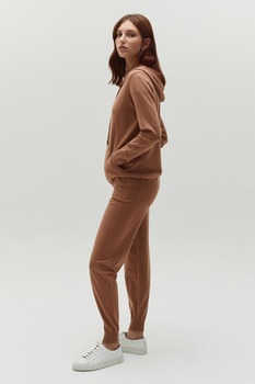 OVS, Hanorac tricotat fin cu fermoar, Cafeniu OVS, Hanorac tricotat fin cu fermoar, Cafeniu