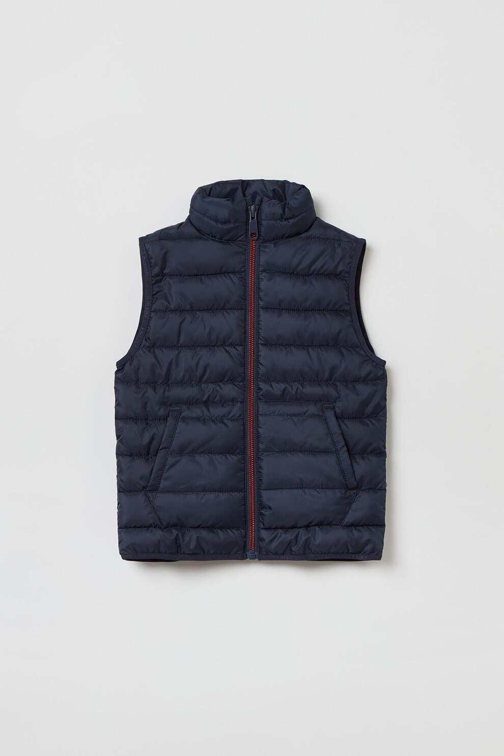 OVS, Vesta cu vatelina si fermoar, Bleumarin inchis