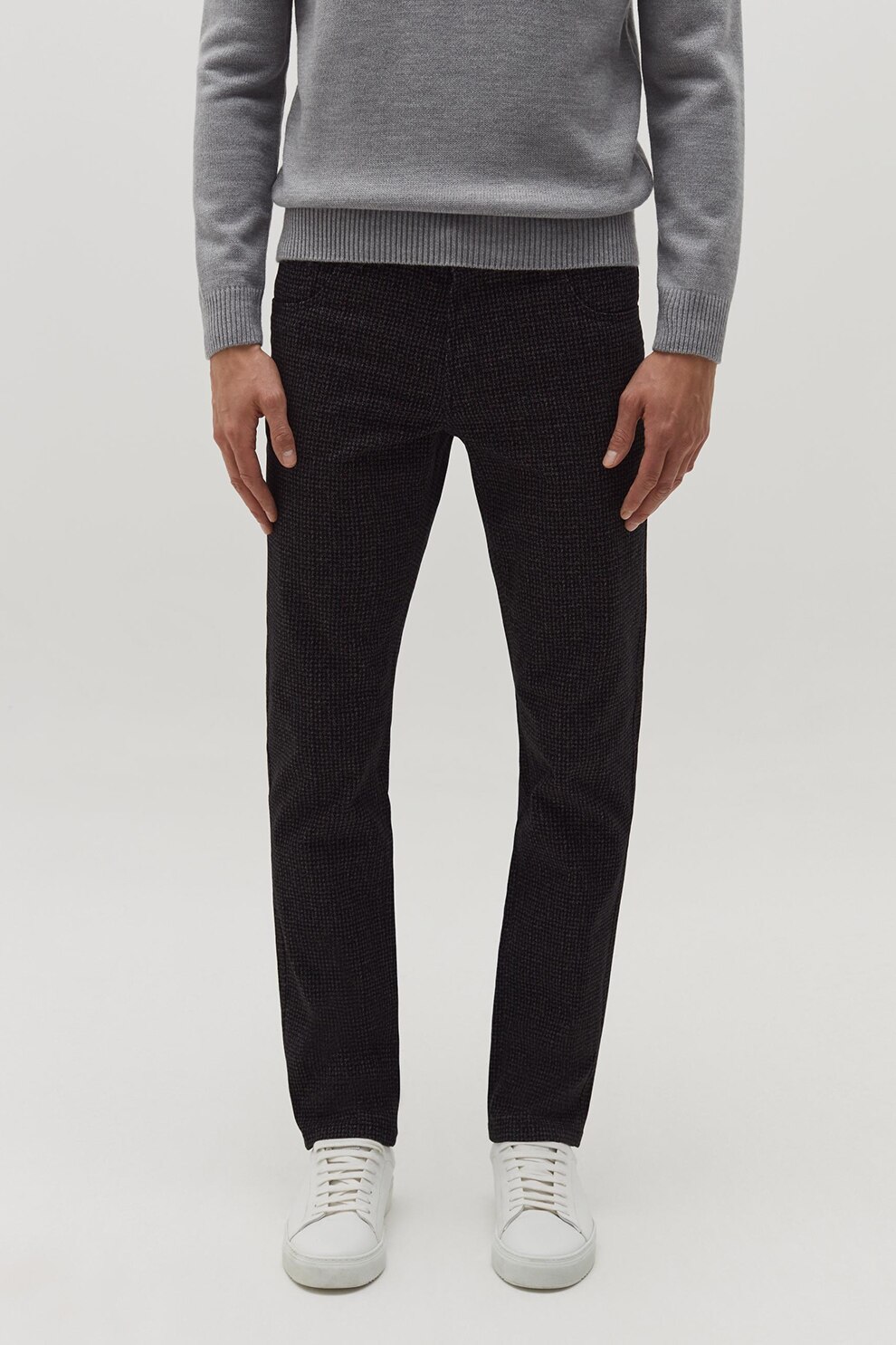 OVS, Pantaloni slim fit, Negru