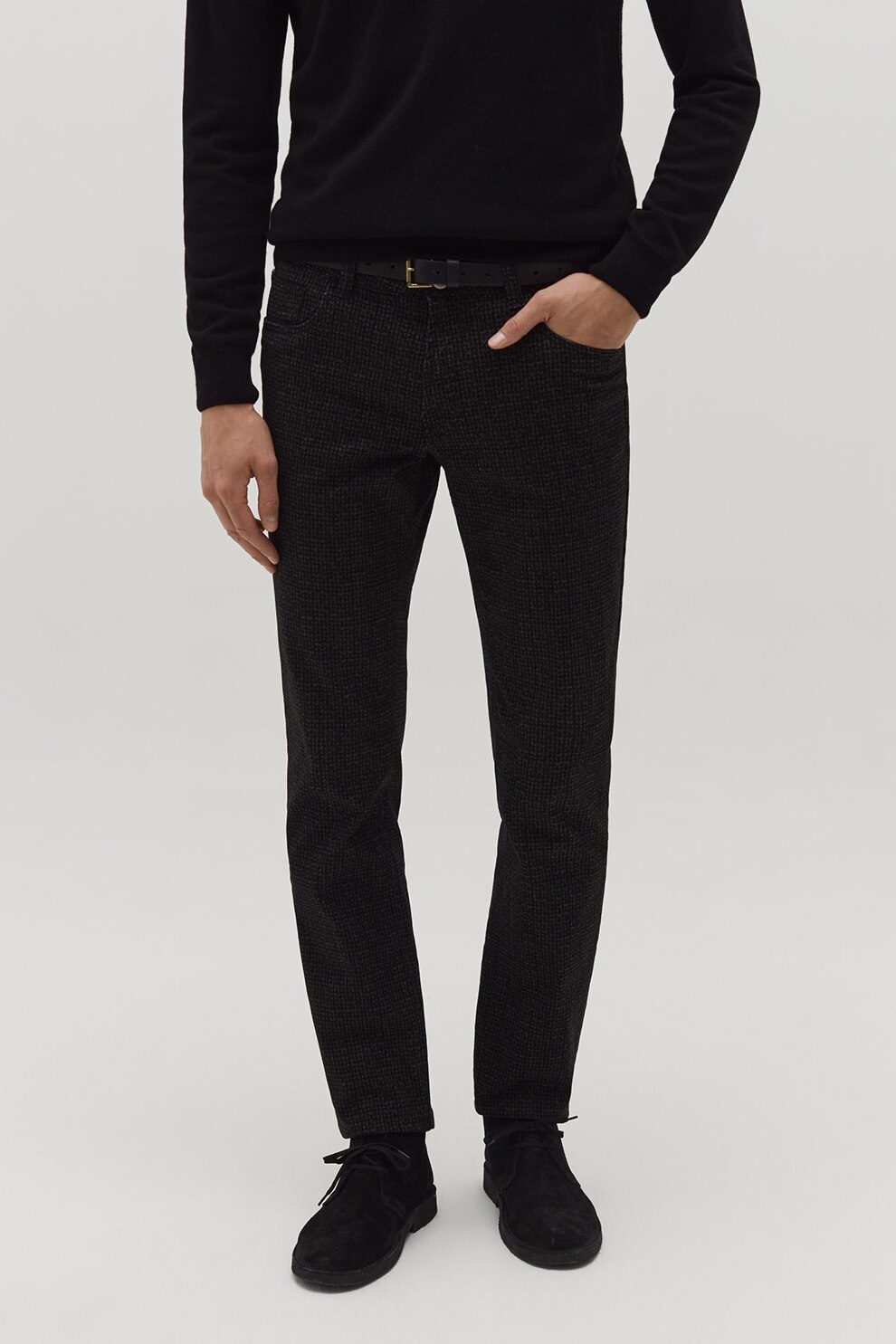 OVS, Pantaloni slim fit elastici, Negru