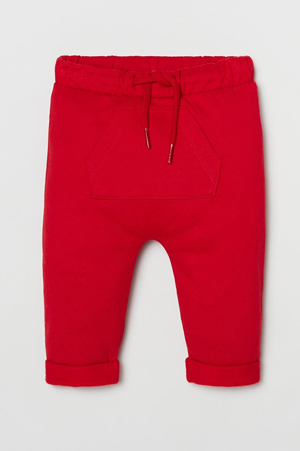 OVS, Pantaloni sport cu talie ajustabila cu snur, Rosu vermilion