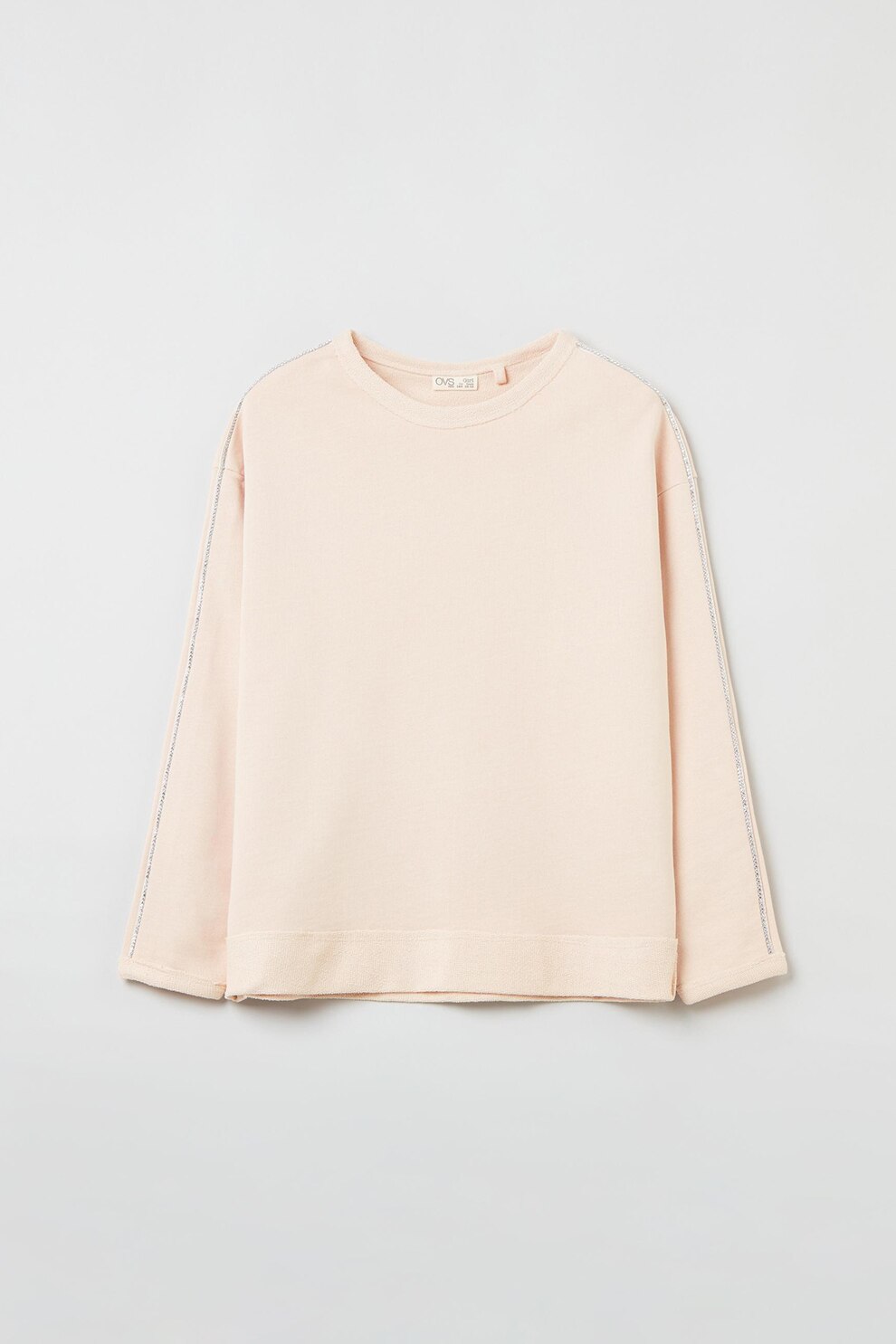 OVS, Bluza cu decolteu la baza gatului si maneci cazute, Piersica