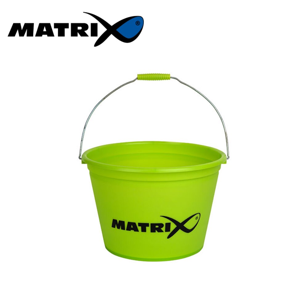 Galeata de pescuit, verde, MATRIX Lime Groundbait Bucket 25L