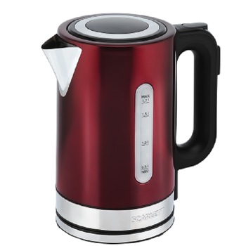 Fierbator electric SC-EK21S78, Burgundy, 1.7 l, 2200 W Fierbator electric SC-EK21S78, Burgundy, 1.7 l, 2200 W