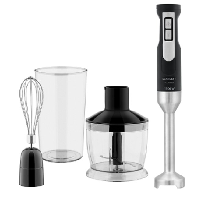 Blender de mana SC-HB42F61, 1100 W, 25+ Turbo, Negru, 0.6 l