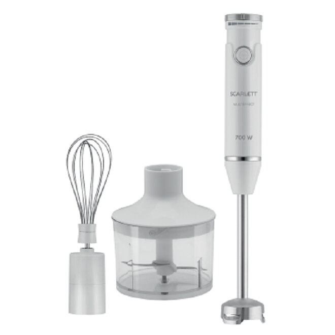 Blender de mana SC-HB42F91, Alb, 700 W, 14 viteze, 0.35 l