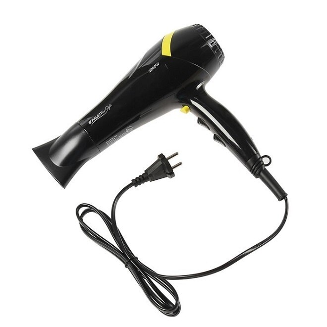 Uscator de par SC-HD70I18, Negru, 2200 W, 2 viteze, 3 trepte temperatura