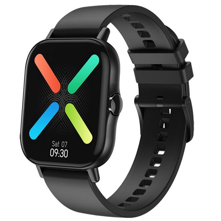 SmartWatch idealSTORE Men Sport Collection™, сензорен 1,78 инча, Smart HD фитнес екран, Android/IOS, Bluetooth V4.O, IP 67, запис на сърдечен ритъм, сън, стъпки, ЕКГ, аларма, барометър, кръвно налягане, музика, време, разговори, Мулти Спорт