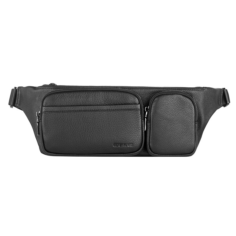 Borseta din piele naturala, Silver Flame, SFH09, Negru