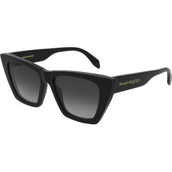 Ochelari de soare de dama Alexander McQueen AM0299S 001, Negru, 54 mm Ochelari de soare de dama Alexander McQueen AM0299S 001, Negru, 54 mm