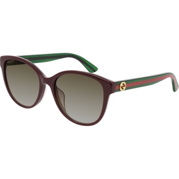 Ochelari de soare de dama Gucci GG0703SK 004, Visiniu, 55 mm Ochelari de soare de dama Gucci GG0703SK 004, Visiniu, 55 mm