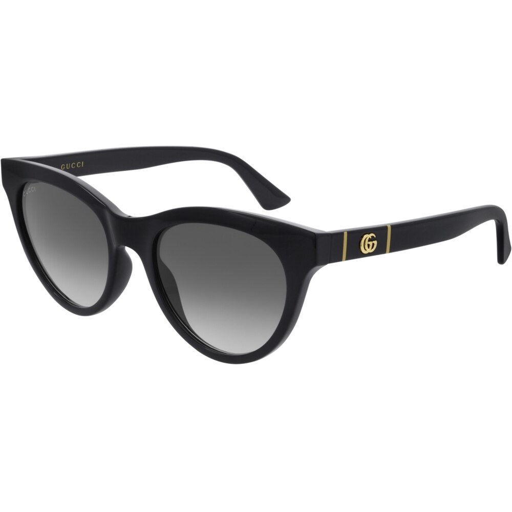 Ochelari de soare de dama Gucci GG0763S 001, Negru, 53 mm