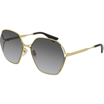 Ochelari de soare de dama Gucci GG0818SA 001, Auriu, 63 mm Ochelari de soare de dama Gucci GG0818SA 001, Auriu, 63 mm