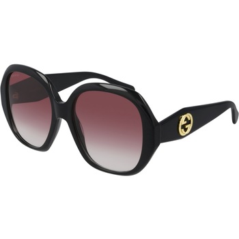 Ochelari de soare de dama Gucci GG0796S 002, Negru, 56 mm Ochelari de soare de dama Gucci GG0796S 002, Negru, 56 mm