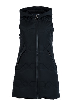 Vesta dama cu gluga 809, Negru Vesta dama cu gluga 809, Negru